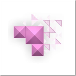 Pink Pyramids Posters and Art